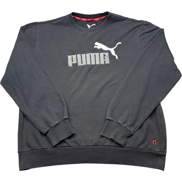 Vintage Black Puma Crewneck Sweater (L)