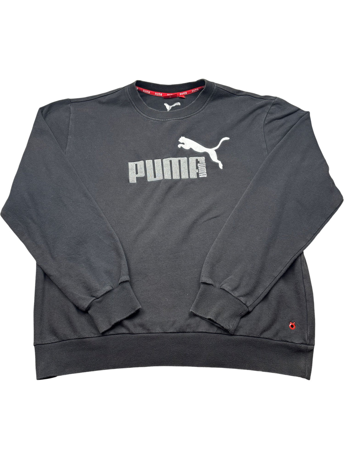 Vintage Black Puma Crewneck Sweater (L)