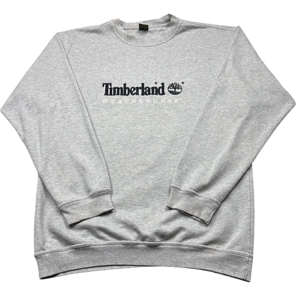 Vintage Grey Timberland Sweatshirt (XL)