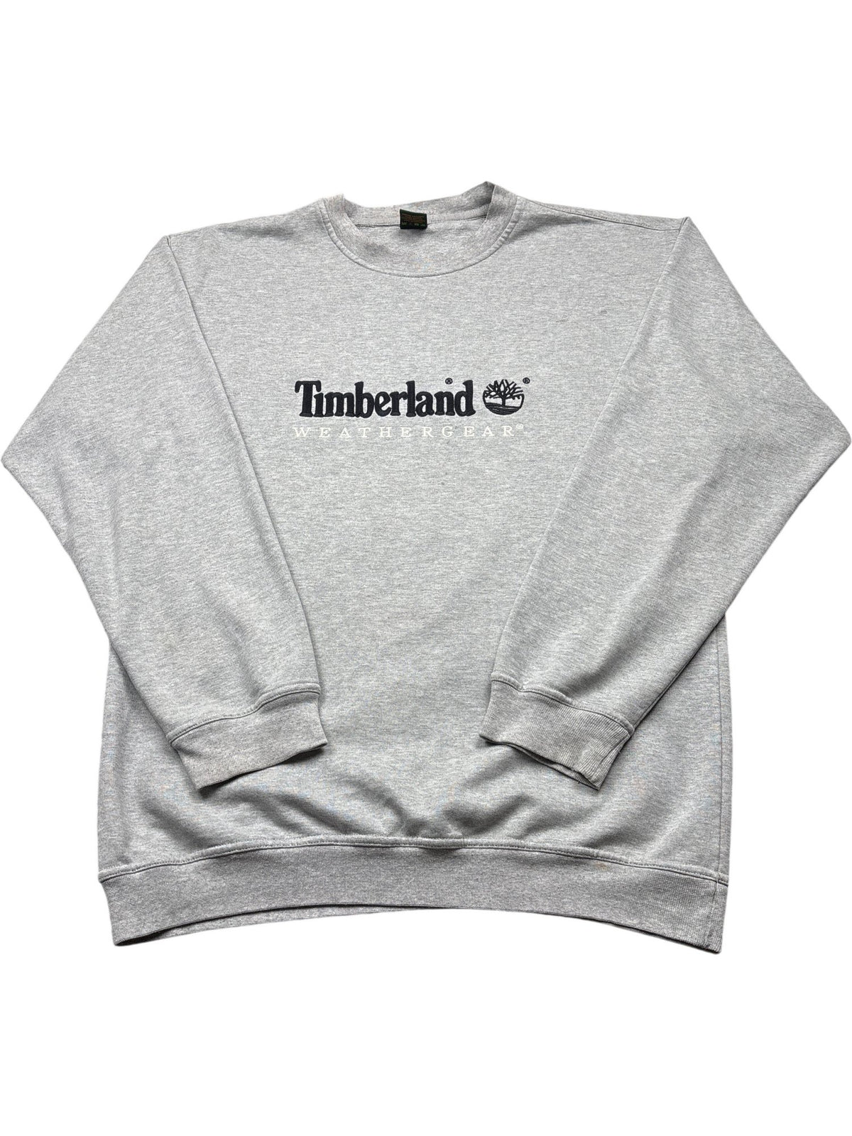 Vintage Grey Timberland Sweatshirt (XL)