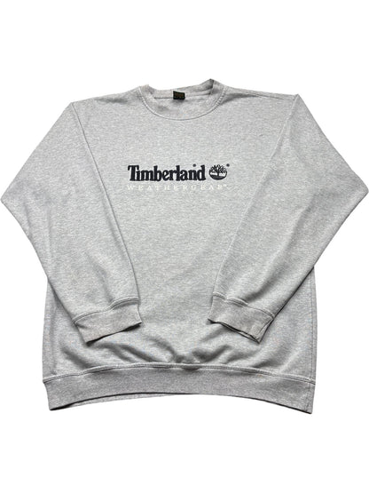 Vintage Grey Timberland Sweatshirt (XL)