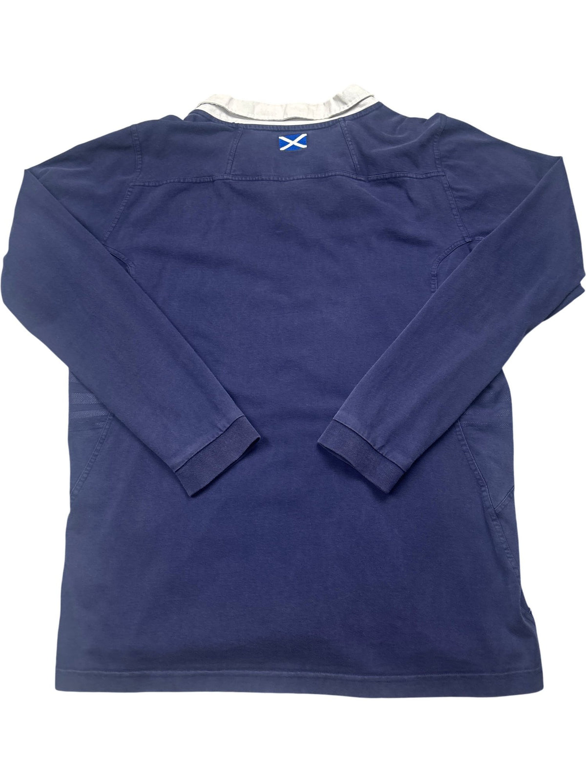 Vintage Navy Macron Rugby Jersey Scotland (XL)