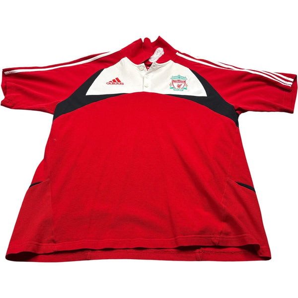Vintage Red Adidas Liverpool Pullover (L)