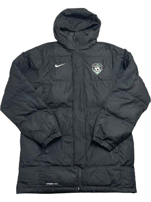 Vintage Black Nike Jacket Storm-Fit Football (S)