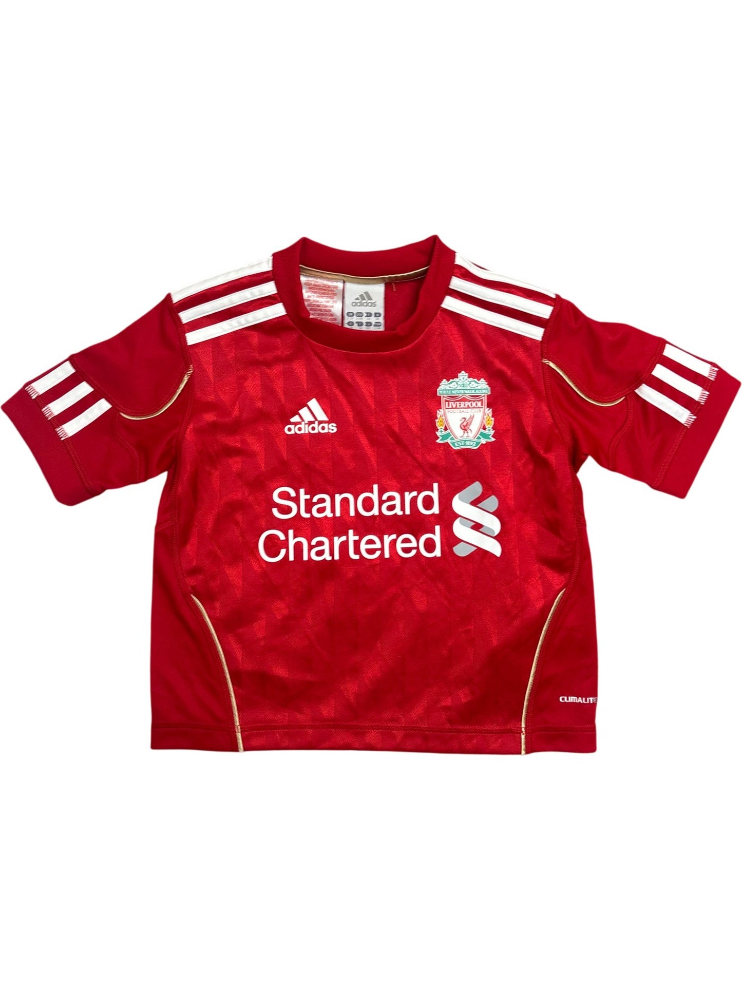 Vintage Red Adidas Liverpool Jersey Kids 2-3 (XXS)