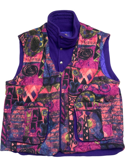 Vintage Multicolor Whack Vintage Vest 90s (L)
