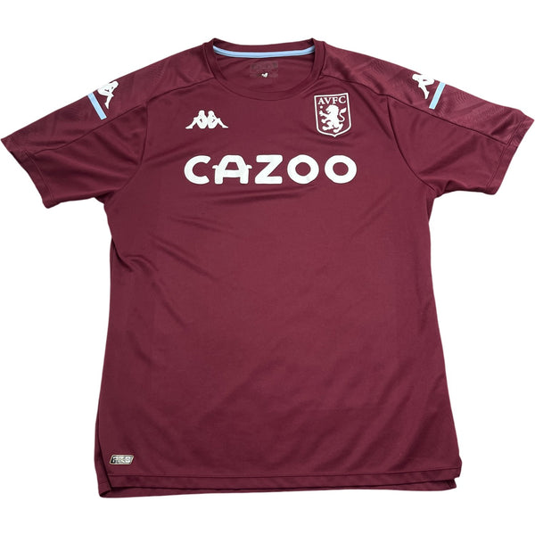 Vintage Burgundy Kappa Football Jersey AVFC (XL)