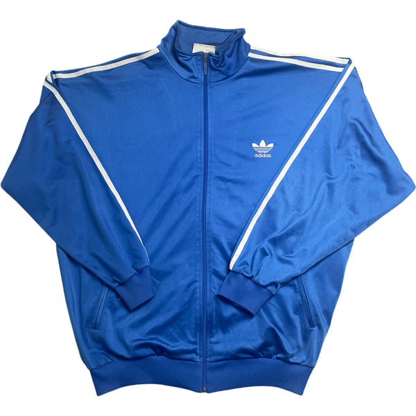 Vintage Blue Adidas Track Jacket 80s (L)
