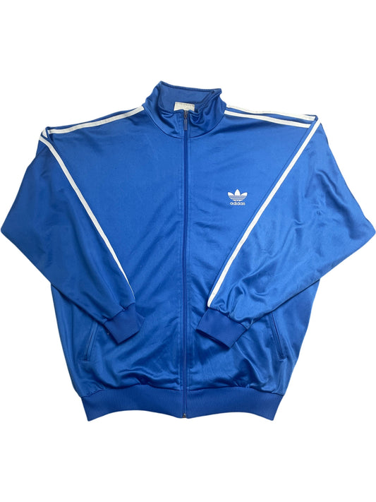 Vintage Blue Adidas Track Jacket 80s (L)