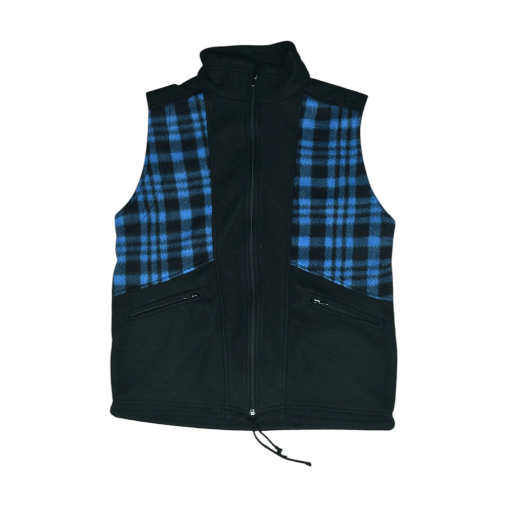 Vintage Black Fleeece Gilet (S)