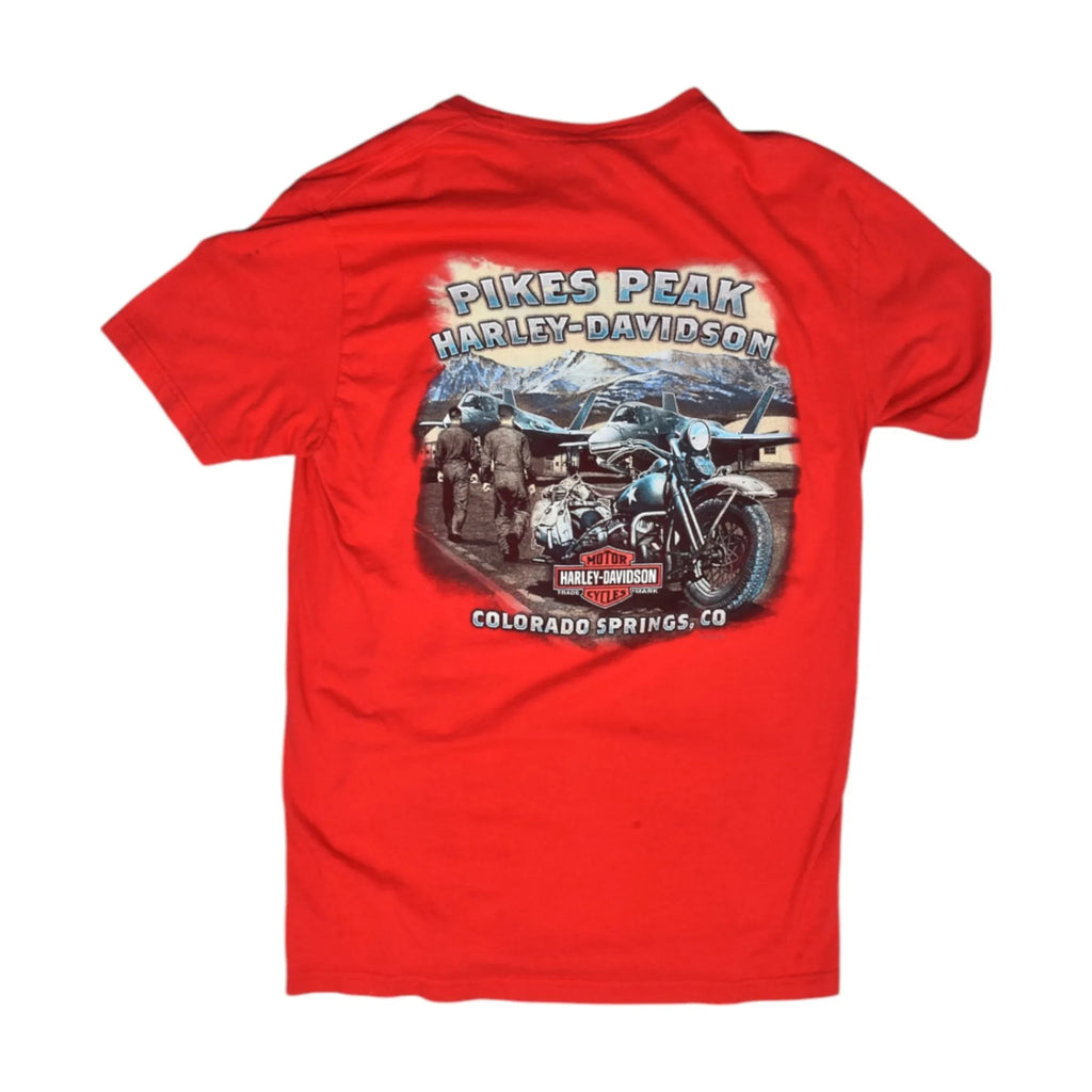 Vintage Red Harley-Davidson T-shirt (M)