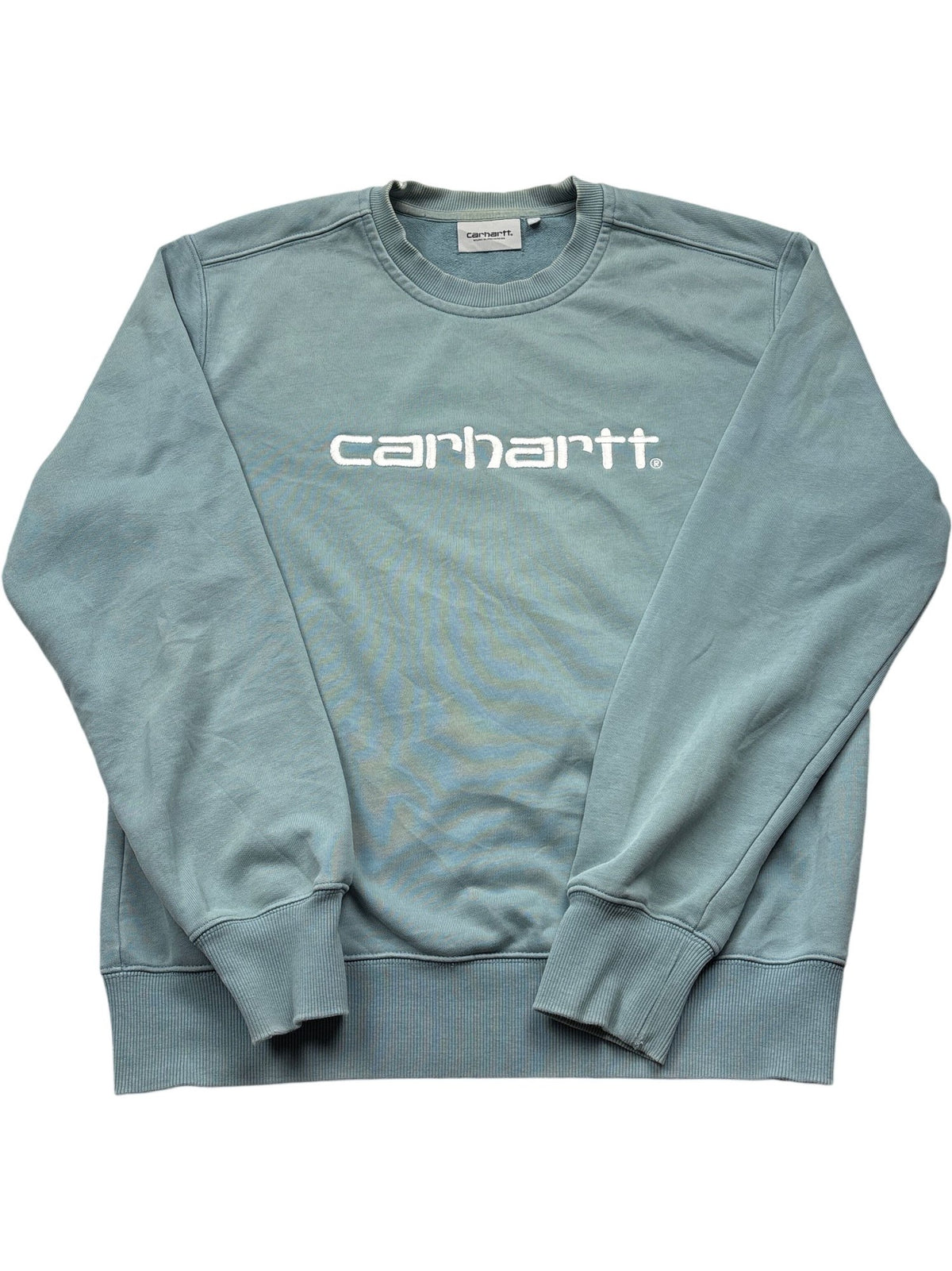 Vintage Light Blue Carhartt Sweatshirt  (XS)