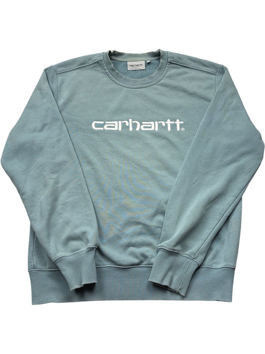 Vintage Light Blue Carhartt Sweatshirt  (XS)