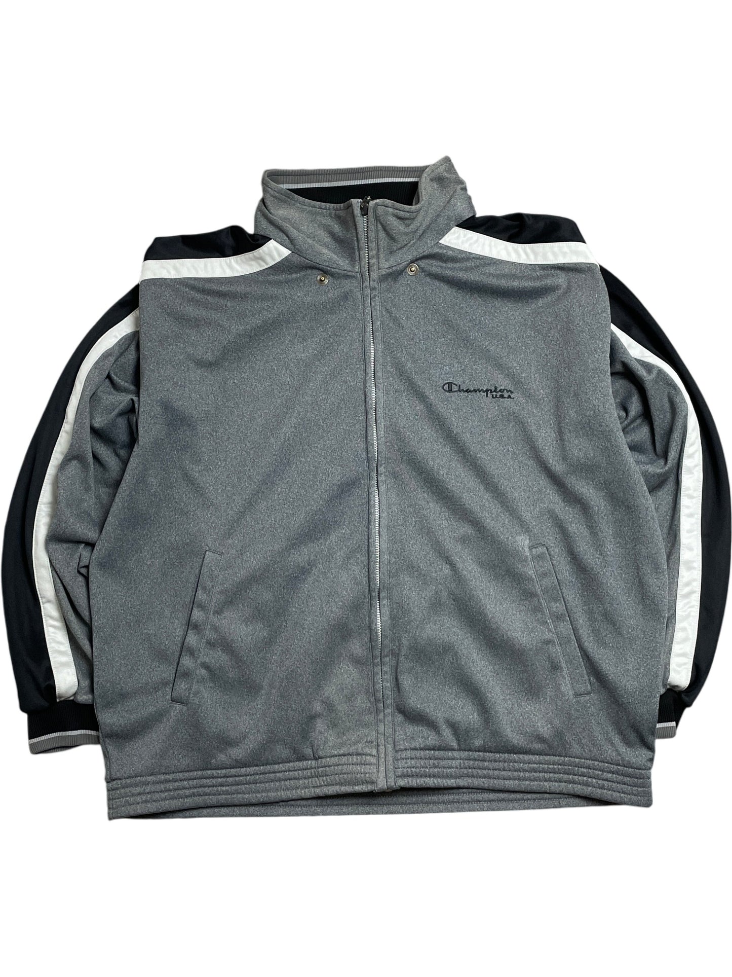 Vintage Grey Champion Track Jacket 90s (S)