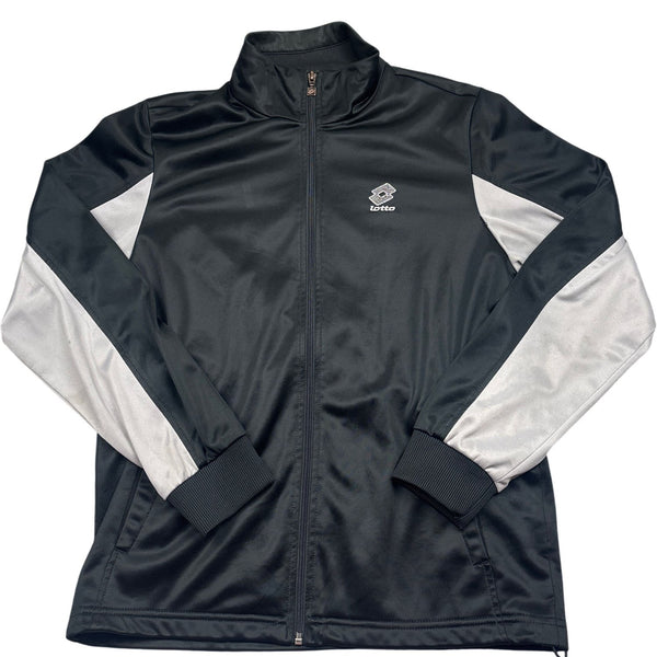 Vintage Black Lotto Track Jacket Y2K (M)