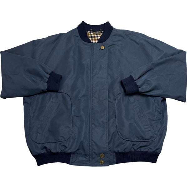Vintage Navy Aquascutum Bomber Jacket (M)