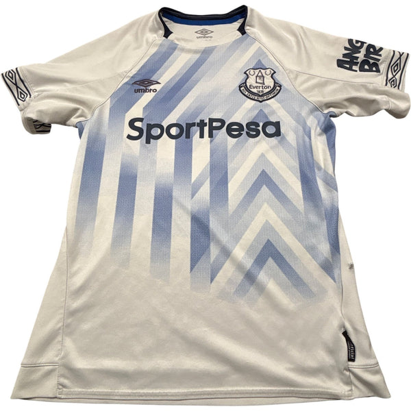 Vintage White Umbro Everton FC Shirt 2020s (S)