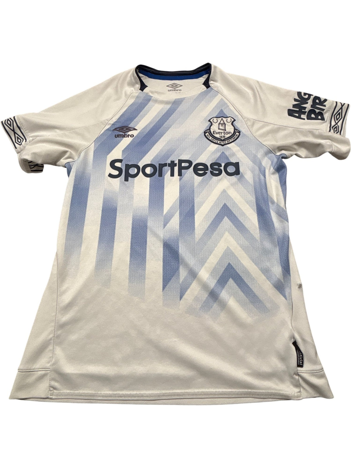 Vintage White Umbro Everton FC Shirt 2020s (S)