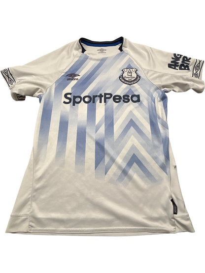 Vintage White Umbro Everton FC Shirt 2020s (S)