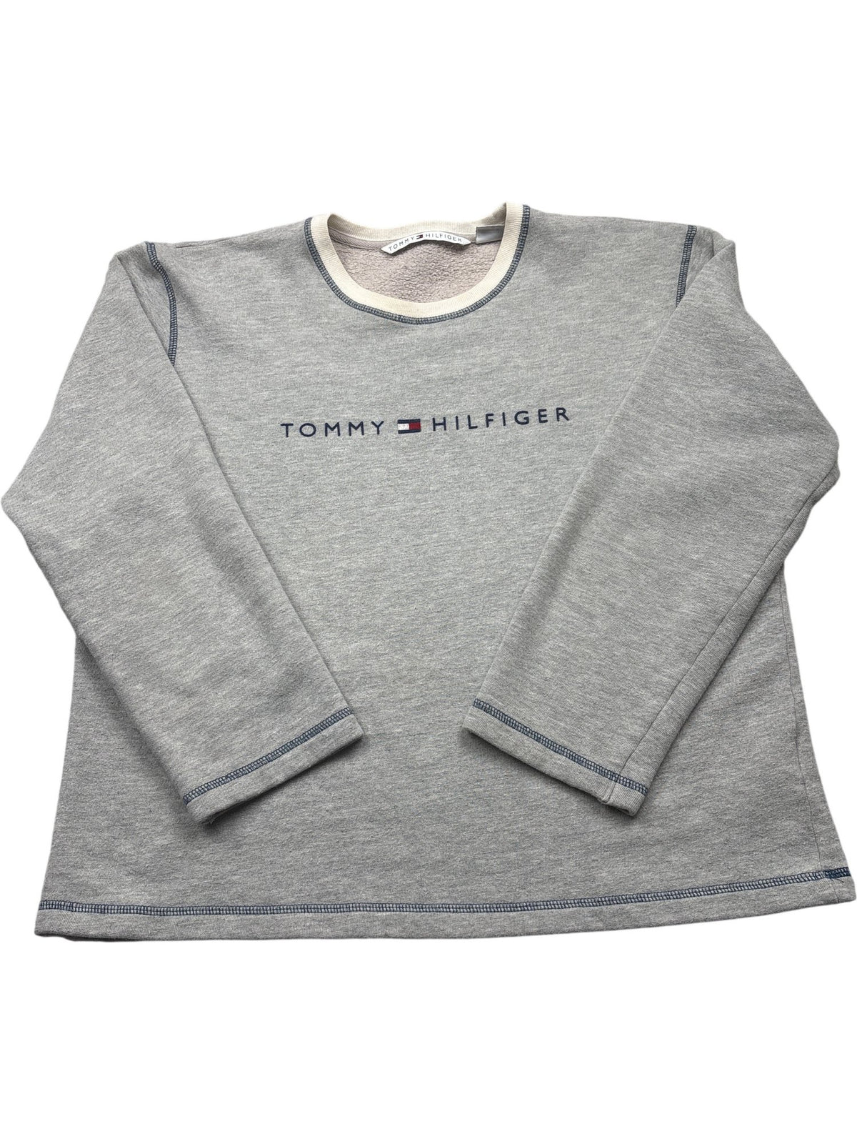 Vintage Grey Tommy Hilfiger Sweater (S)