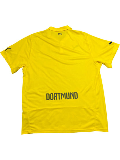 Vintage Yellow Puma BVB Dortmund Football Jersey (XL)