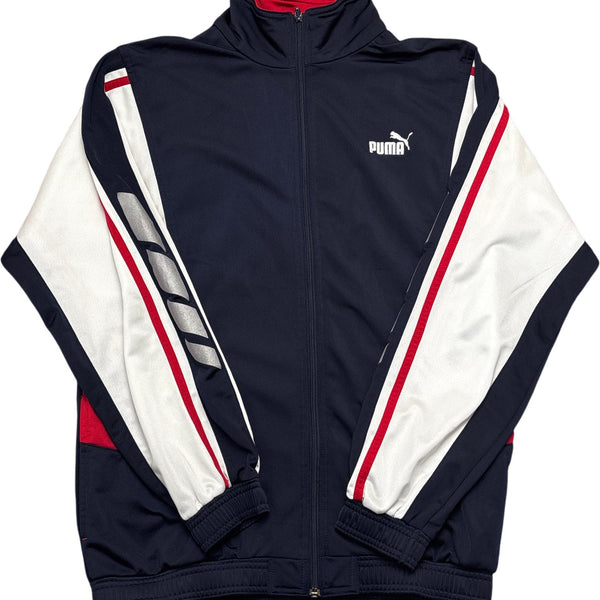 Vintage Navy Puma Track Jacket  (L)
