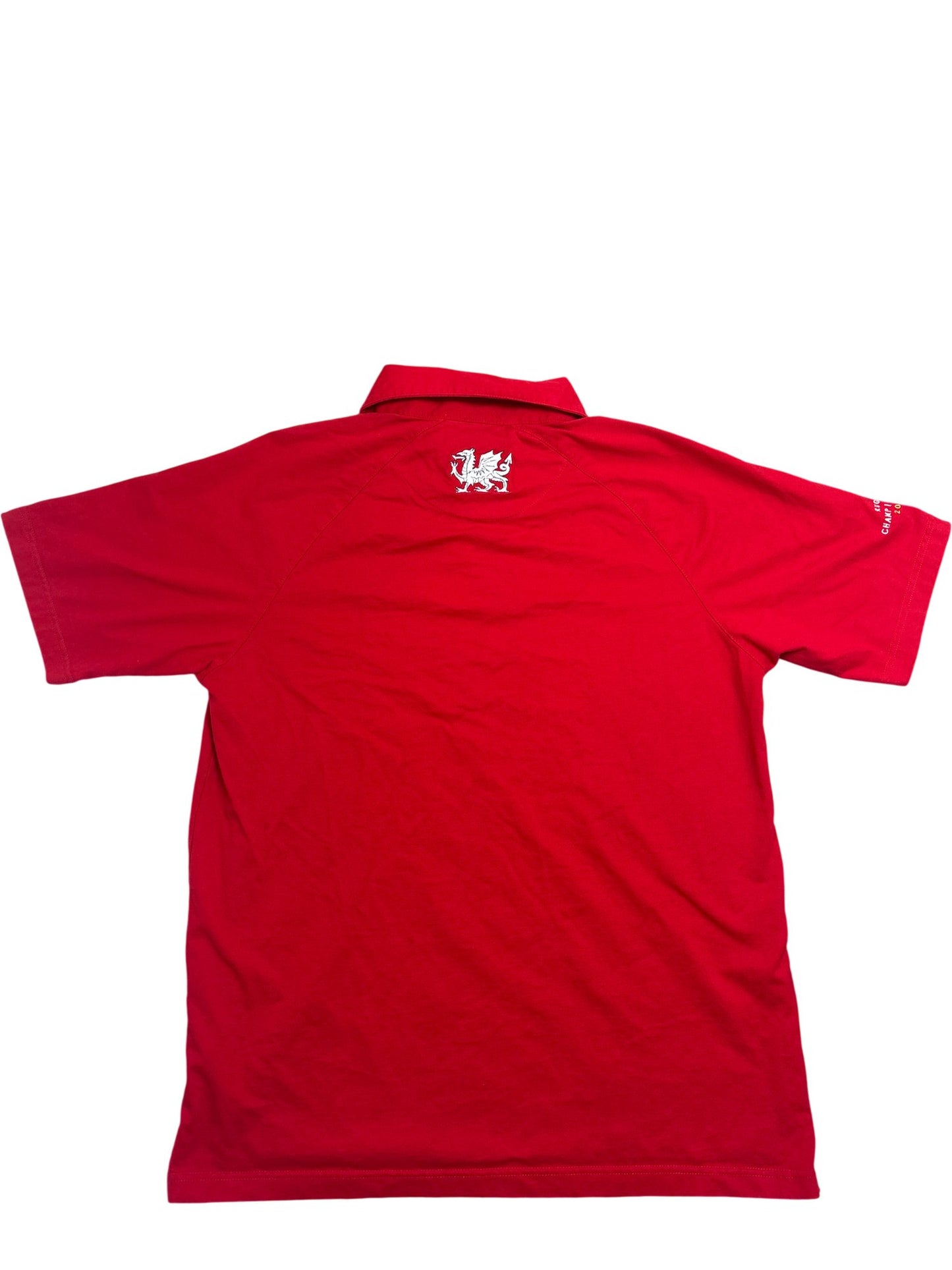 Vintage Red Cymru Rugby Championship 2009 Polo Shirt (XL)