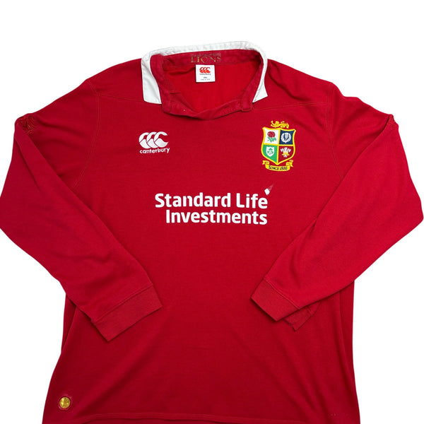 Vintage Red Canterbury Rugby Shirt British and Irish Lions (XXL)
