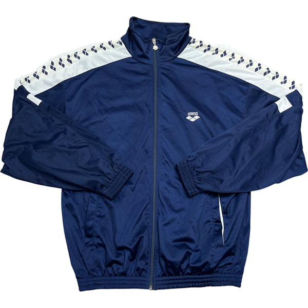Vintage Navy Arena Track Jacket L (L)