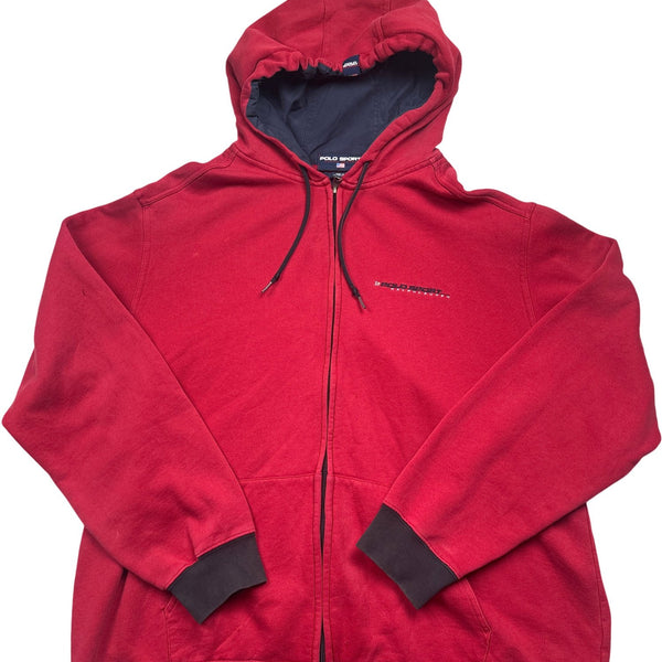 Vintage Red Polo Sport Hoodie (XL)