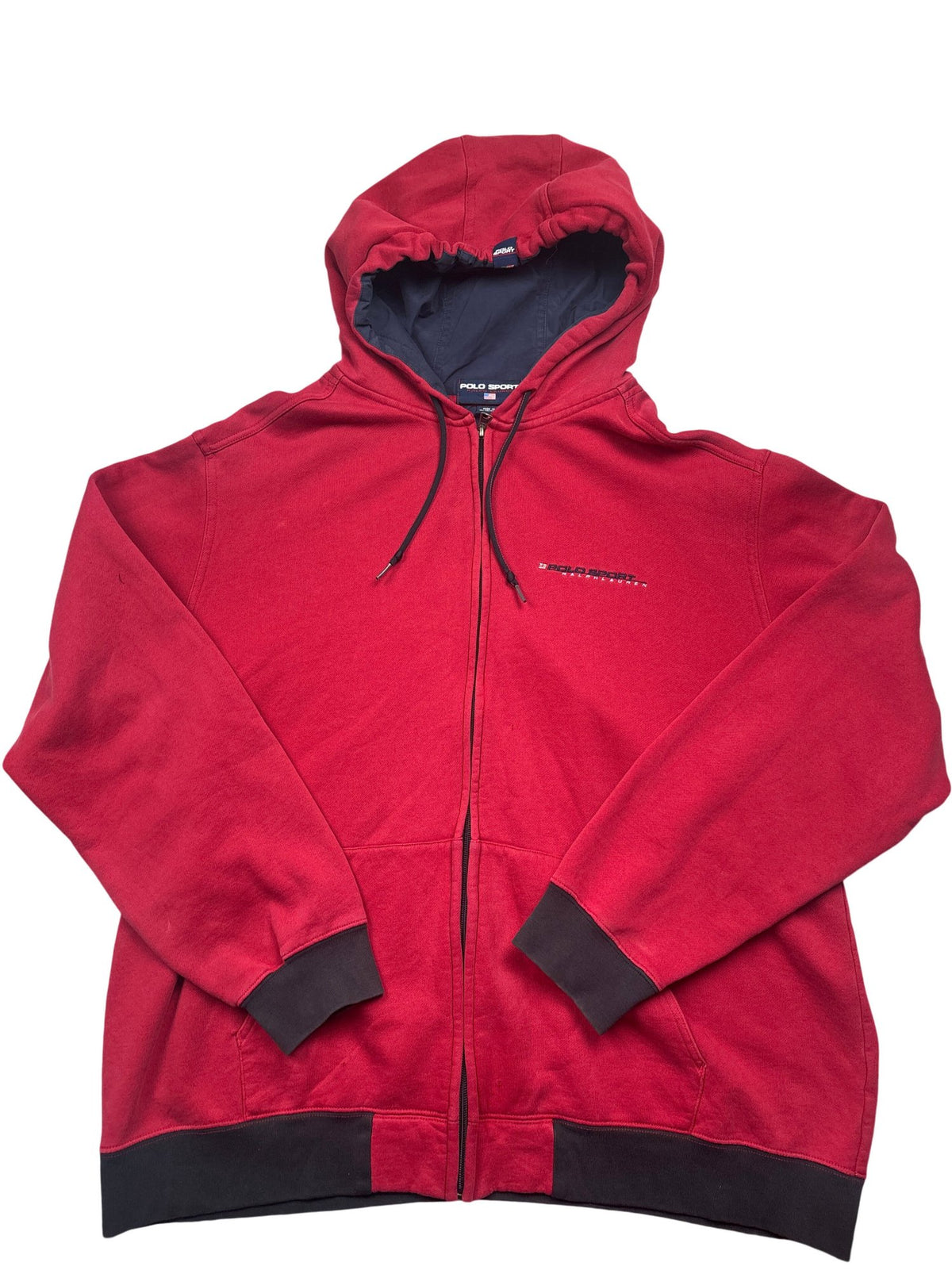 Vintage Red Polo Sport Hoodie (XL)