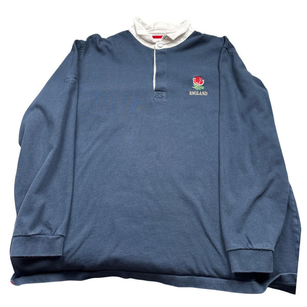 Vintage Blue England Rugby Shirt (L)