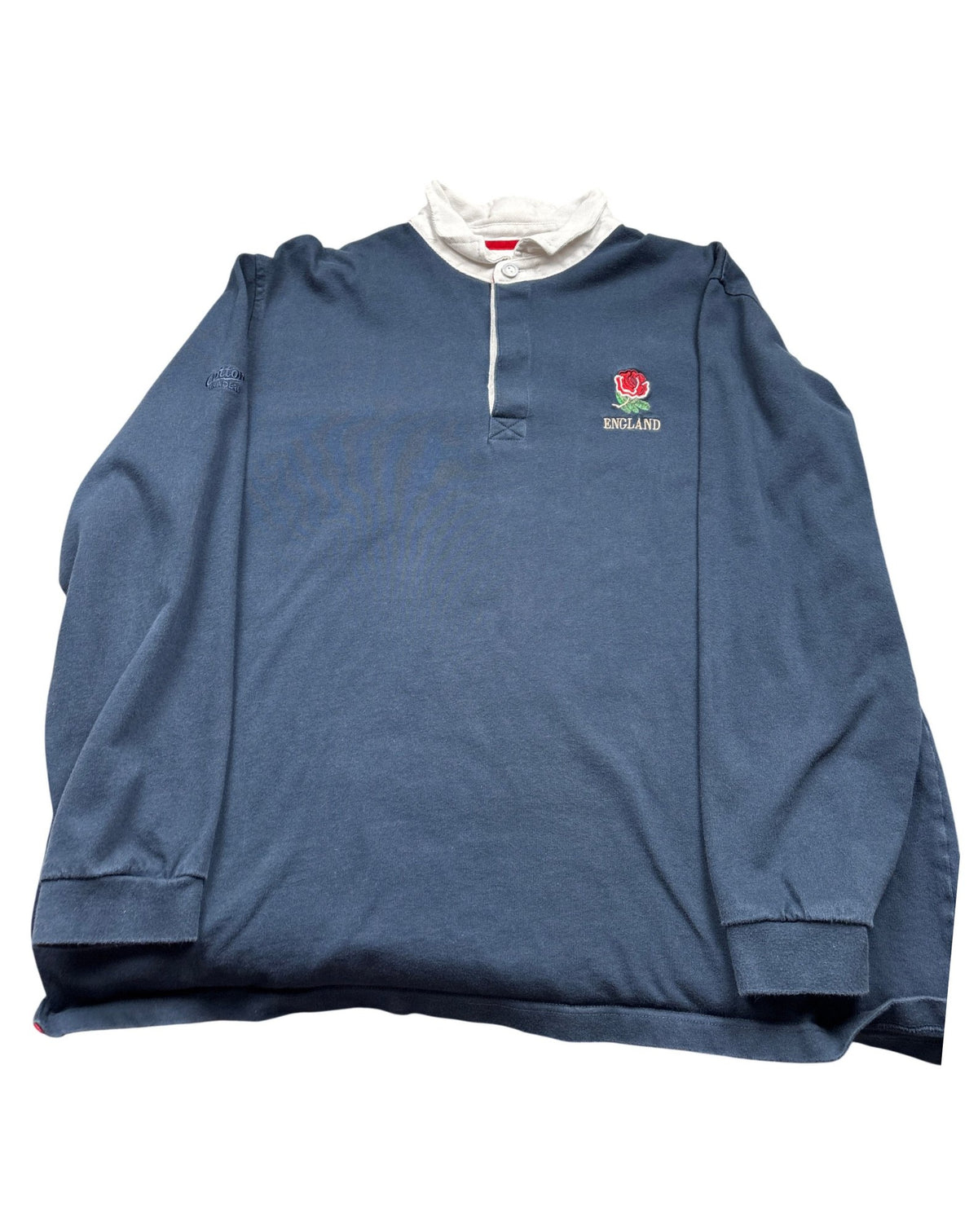 Vintage Blue England Rugby Shirt (L)