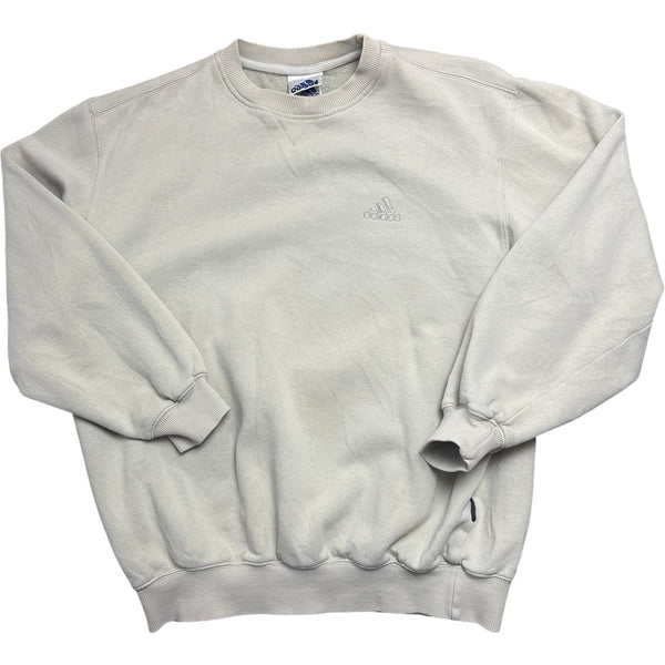 Vintage Cream Adidas Sweatshirt (S)