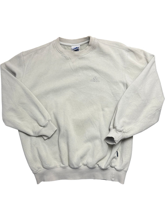 Vintage Cream Adidas Sweatshirt (S)