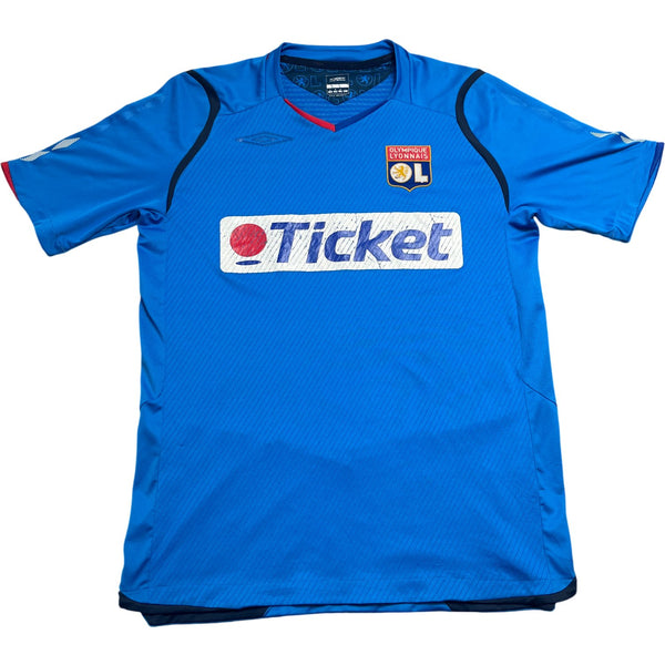 Vintage Blue Umbro Olympique Lyonnais Jersey 2000s (M)