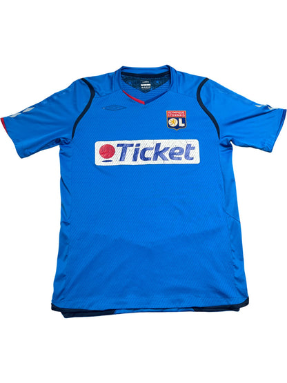 Vintage Blue Umbro Olympique Lyonnais Jersey 2000s (M)