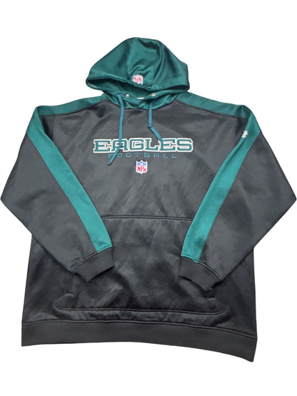 Vintage Black Whack Vintage Hoodie Eagles Football (XL)