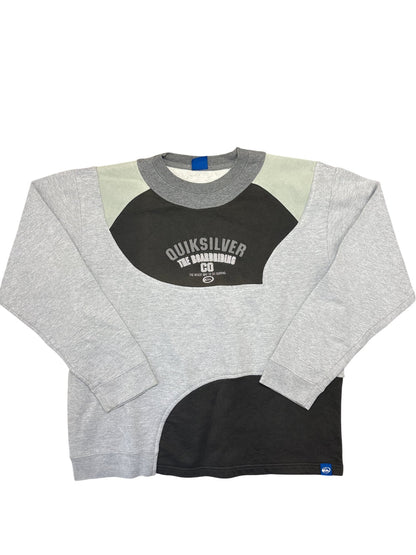 Vintage Grey Quiksilver Sweatshirt 2000s (XL)