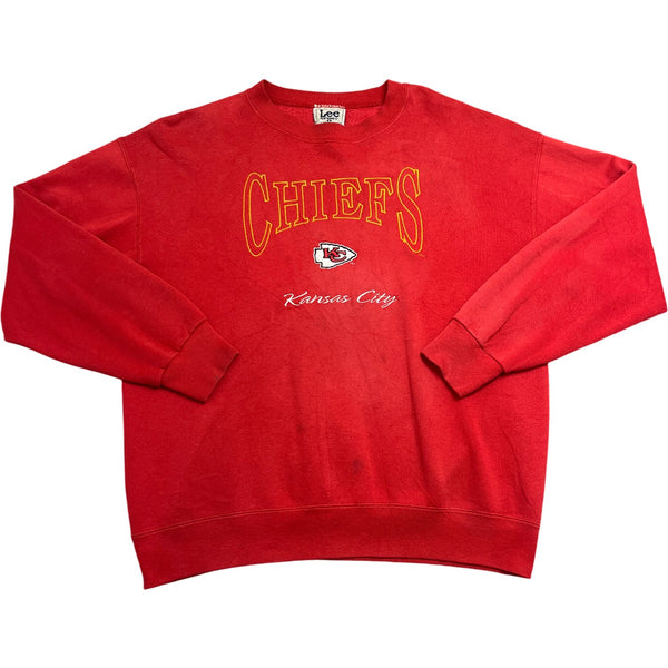 Vintage Red Lee Chiefs Sweatshirt (L)