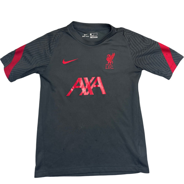 Vintage Grey Nike Liverpool FC Jersey Kids 13-14 (S)