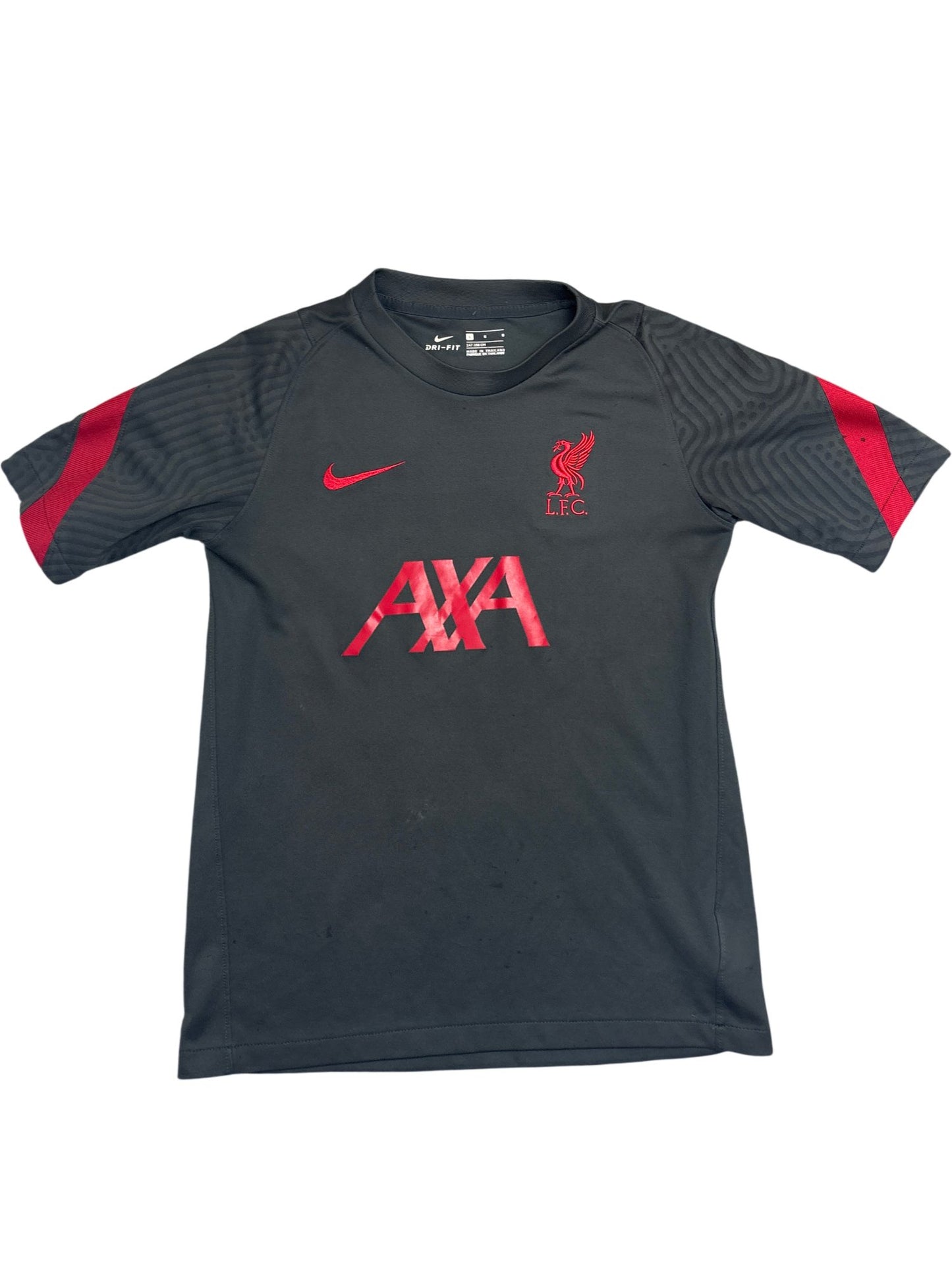 Vintage Grey Nike Liverpool FC Jersey Kids 13-14 (S)