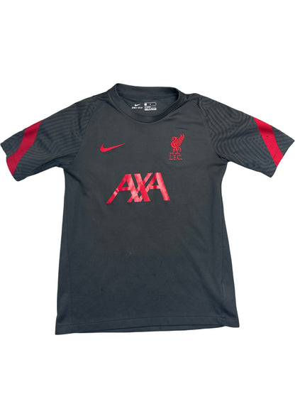 Vintage Grey Nike Liverpool FC Jersey Kids 13-14 (S)