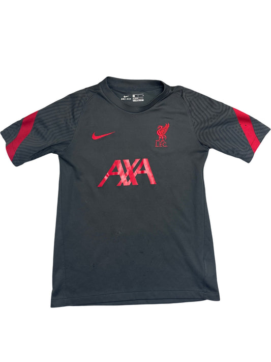 Vintage Grey Nike Liverpool FC Jersey Kids 13-14 (S)