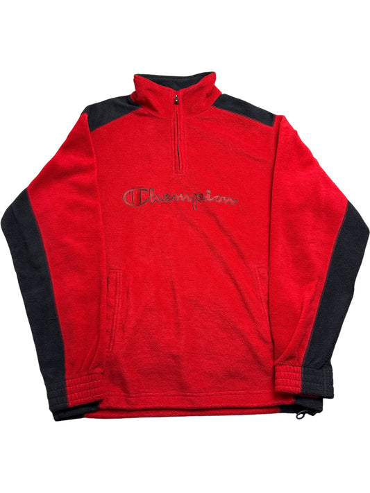 Vintage Red Champion Fleece Sweatshirt 90s (XXL)