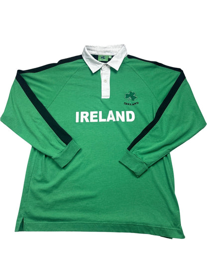 Vintage Green Ireland Rugby Shirt (XL)