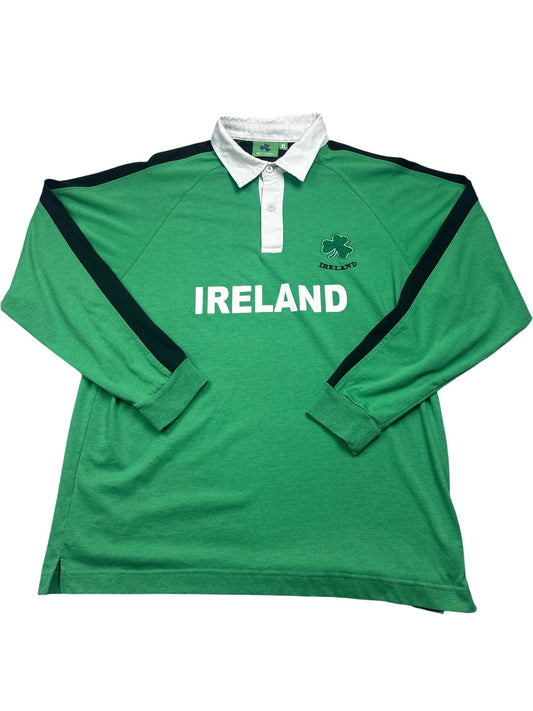 Vintage Green Ireland Rugby Shirt (XL)
