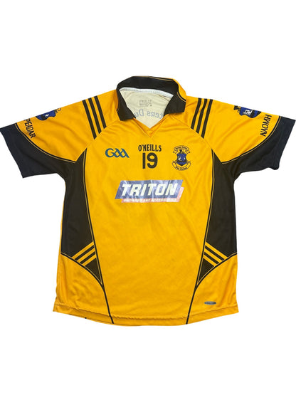Vintage Yellow O'Neills Sports Jersey GAA St Peters Dunboyne (M)