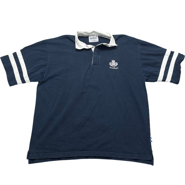 Vintage Navy Rugby Scotland Shirt (XXL)