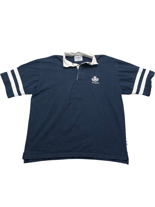 Vintage Navy Rugby Scotland Shirt (XXL)